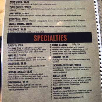 Buen dia cafe - Menu - Mexican Near Me - Tahlequah, Oklahoma
