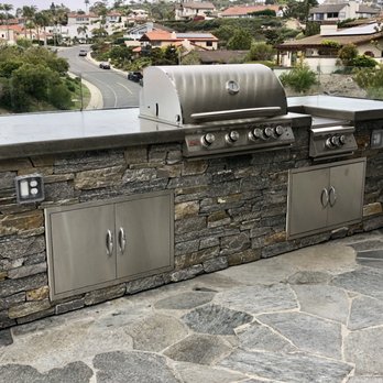 Newland Landscape - After - Stack Stone BBQ - Landscaping Near Me