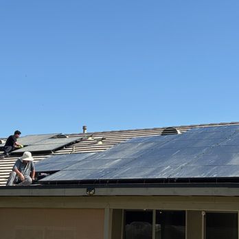ClearSky Solar Cleaning - Adding Bird Mesh and before cleaning solar panels - Solar Panel Cleaning Near Me ClearSky Solar Cleaning - Adding Bird Mesh and before cleaning solar panels - Solar Panel Cleaning Near Me