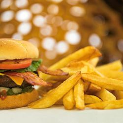 3 Cows And A Cone - Burger and Fries