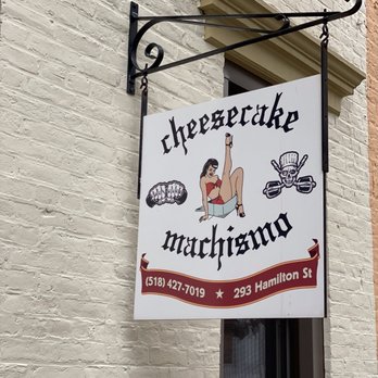 Cheesecake Machismo - a sign for cheesecake machismo - Bakeries Near Me - Albany, New York Cheesecake Machismo - a sign for cheesecake machismo - Bakeries Near Me - Albany, New York