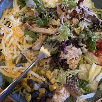 Doc’s Porchside - Yardbird salad with grilled chicken.  It was very good.  The dressing was a little watery. - New American Near Me - Augusta, Georgia