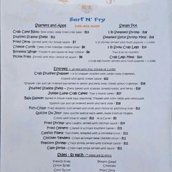 Maggie's Super Fry - 10/31/2025 menu page 1
