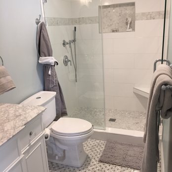 HYB Construction - Crappy Tub gone and beautiful walk in shower - General Contractors Near Me - Lakewood, California HYB Construction - Crappy Tub gone and beautiful walk in shower - General Contractors Near Me - Lakewood, California