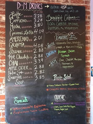 Menu photo 4 D & M Coffee Ellensburg, WA