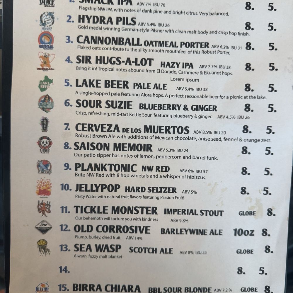 Jellyfish Brewing - Salad Near Me - Seattle, Washington Jellyfish Brewing - Salad Near Me - Seattle, Washington