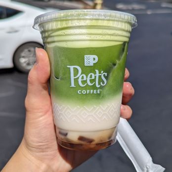 Peet's Coffee - Matcha Brown Sugar Latte w/ Jelly - Coffee & Tea Near Me - San Jose, California