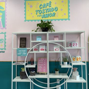 Ilustre Specialty Coffees - Bright and Colorful Styling - Coffee & Tea Near Me - Escondido, California