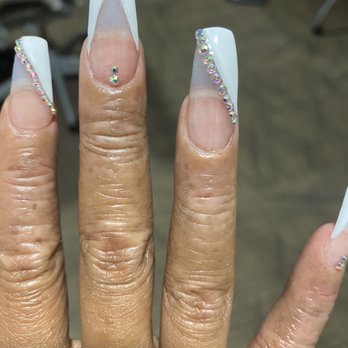 Nails Elegance - Look how unclean the lines! You can even see my natural nails because They were cheap With the clear gel polish! $80 for this! - Nail Salons Near Me - Winston Salem, North Carolina Nails Elegance - Look how unclean the lines! You can even see my natural nails because They were cheap With the clear gel polish! $80 for this! - Nail Salons Near Me - Winston Salem, North Carolina