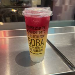 Peach Mango Sunset with Lychee Jelly