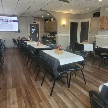 Margies Bar and Grill - empty tables and chairs - New American Near Me - Depew, New York Margies Bar and Grill - empty tables and chairs - New American Near Me - Depew, New York
