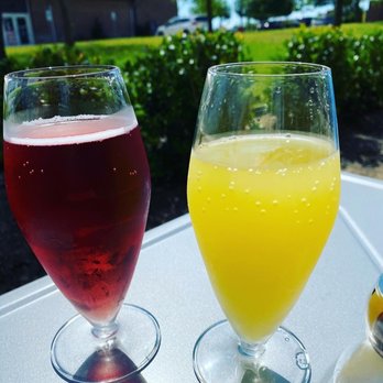 360 Brunch House - Cranberry and pineapple mimosas. - Breakfast & Brunch Near Me - Mansfield, Texas