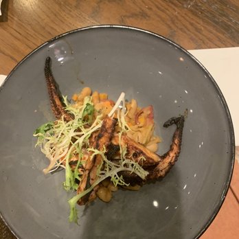 Paddlefish - Charred octopus- a little too charred.. - Seafood Near Me - Orlando, Florida