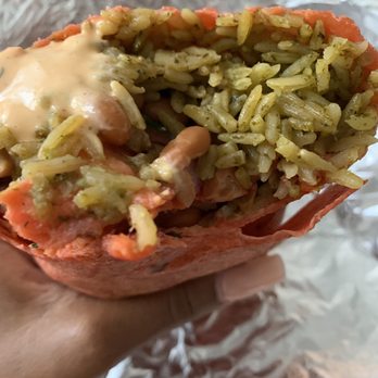 Burrito Bomba - Rice burrito. Supposed to be shrimp burrito. - Mexican Near Me - Glendale, California