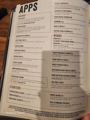 Menu photo 7 Yard House Virginia Beach, VA