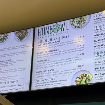 Humbowl - Menu - Gluten-Free Near Me - Berkeley, California