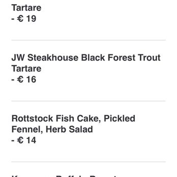 JW Steakhouse Berlin - Appetizers - Restaurants Near Me - Berlin, BE