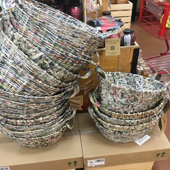Trader Joe's - Recycled Newspaper Baskets - Grocery Near Me - Davie, Florida Trader Joe's - Recycled Newspaper Baskets - Grocery Near Me - Davie, Florida
