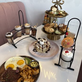 Egg And Berry Cafe - The Carnivore, smores pancakes, mocktail flight, latte flight, 2 tier sampler - Breakfast & Brunch Near Me - Orland Park, Illinois Egg And Berry Cafe - The Carnivore, smores pancakes, mocktail flight, latte flight, 2 tier sampler - Breakfast & Brunch Near Me - Orland Park, Illinois
