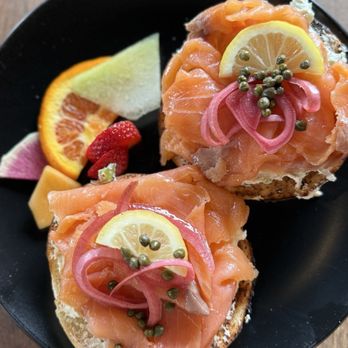 Common Grounds - CG Lox Bagel - Coffee Roasteries Near Me - Jefferson Valley, New York