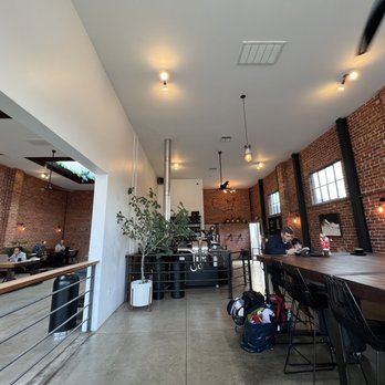 States Coffee - You can see the one side of the rail and the other; basically two large rooms with seating and very family friendly - Coffee & Tea Near Me - Martinez, California States Coffee - You can see the one side of the rail and the other; basically two large rooms with seating and very family friendly - Coffee & Tea Near Me - Martinez, California