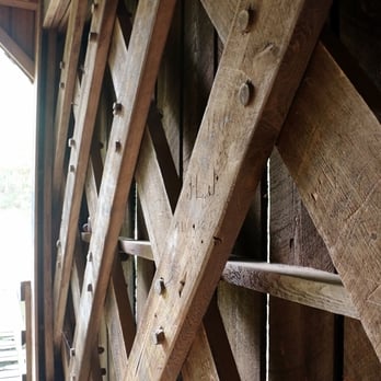 Howard's Covered Bridge - Interior boards in good shape - Landmarks & Historical Buildings Near Me - Comer, Georgia Howard's Covered Bridge - Interior boards in good shape - Landmarks & Historical Buildings Near Me - Comer, Georgia