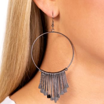 BB Bling - GunMetal Hoops 
These are very Light weight - Jewelry Near Me - Tecumseh, Michigan