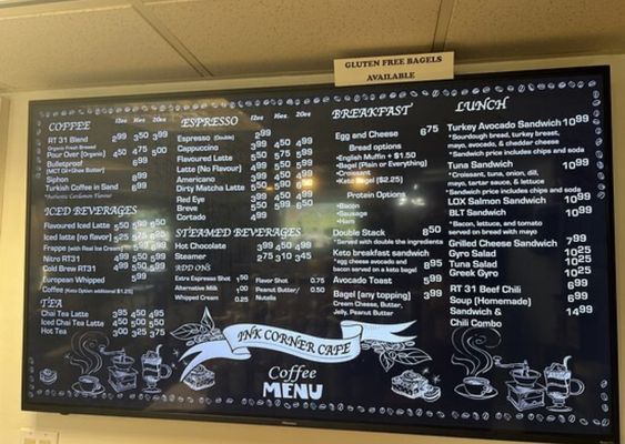 Menu photo 8 Ink Corner Cafe Cicero, NY