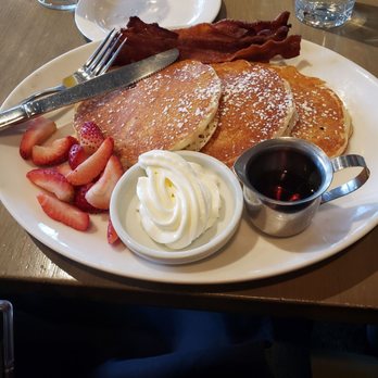 Murphy's - Pancakes with candied bacon - American Near Me - Atlanta, Georgia