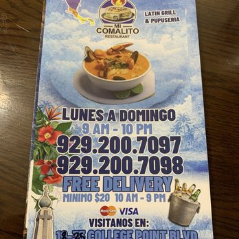 Mi Comalito - Menu - Latin American Near Me - Queens, New York