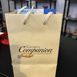 Faithful Companion Pet Cremation Service - This is how my kitty arrived