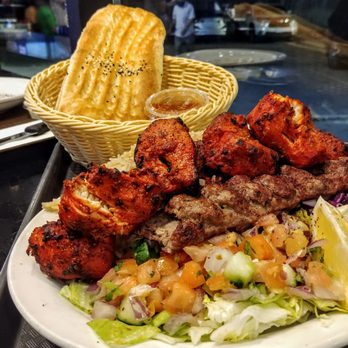 Watan Kabob - Kofta Kabob dinner with extra Tandoori Chicken skewer - Afghan Near Me - Mississauga, Ontario Watan Kabob - Kofta Kabob dinner with extra Tandoori Chicken skewer - Afghan Near Me - Mississauga, Ontario
