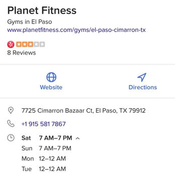 Planet Fitness - Lame weekend schedule, crunch does it better.., - Gyms Near Me - El Paso, Texas Planet Fitness - Lame weekend schedule, crunch does it better.., - Gyms Near Me - El Paso, Texas