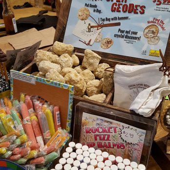 Rocket Fizz - Countertop display. YES, please, for the geodes. I love giving them as gifts. - Candy Stores Near Me - Kalamazoo, Michigan