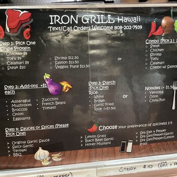 Iron Grill Hawaii - Menu - American Near Me - Honolulu, Hawaii