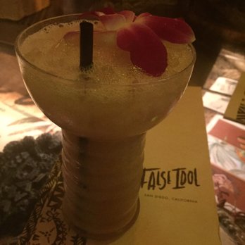 False Idol - The Polynesian Forty Niner, like horchata with that chai infused rum - Cocktail Bars Near Me - San Diego, California
