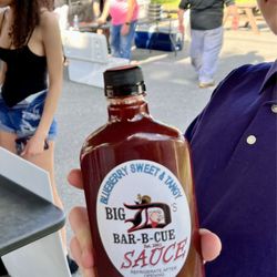 Big Ds BBQ - We liked this blueberry sauce from Big D's Barbecue so much we picked up a bottle.