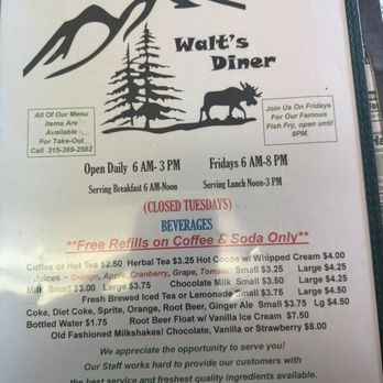 Walts Diner - Great choice for breakfast too. - American Near Me - Old Forge, New York Walts Diner - Great choice for breakfast too. - American Near Me - Old Forge, New York