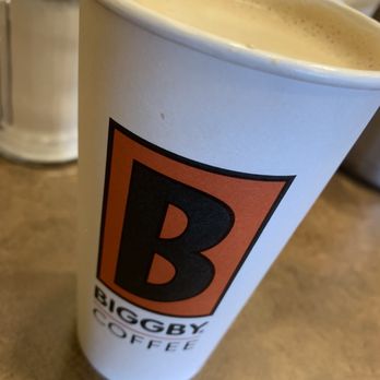 BIGGBY COFFEE - a cup of coffee on a table - Coffee & Tea Near Me - Portage, Michigan