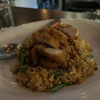 Baan Siam - Shrimp chili paste fried rice with crispy pork belly - Thai Near Me - Washington, DC, District of Columbia