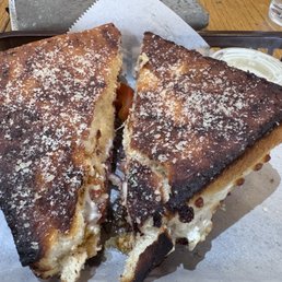 Sicilian panini on focaccia bread Sicilian panini on focaccia bread