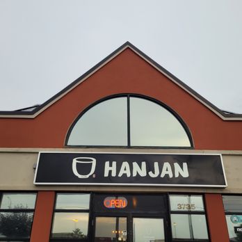 Hanjan - the front entrance of a restaurant - Korean Near Me - Edmonton, Alberta