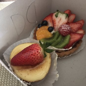 Caramel Pastries - One of my top favorites will always be the fruit tart. (The one below the fruit tart is the New York cheesecake made into a snackable form) - Bakeries Near Me - Lancaster, California Caramel Pastries - One of my top favorites will always be the fruit tart. (The one below the fruit tart is the New York cheesecake made into a snackable form) - Bakeries Near Me - Lancaster, California