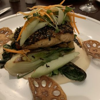 Naupaka Terrace - Furikake crusted salmon for dinner. Delicious - Hawaiian Near Me - Lihue, Hawaii Naupaka Terrace - Furikake crusted salmon for dinner. Delicious - Hawaiian Near Me - Lihue, Hawaii