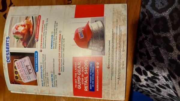 Menu photo 1 Bubba Gump Shrimp New York, NY Menu photo 1 Bubba Gump Shrimp New York, NY