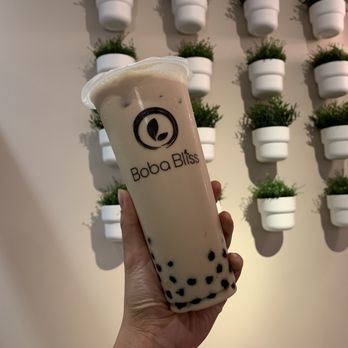 Boba Bliss - Black sugar latte (I think?) - Bubble Tea Near Me - Mountain View, California