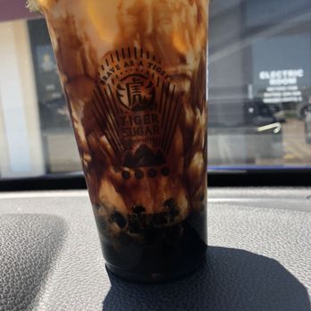 Tiger Sugar - "Signature" Black Sugar BobaPearl with Cream Mousse - Bubble Tea Near Me - Carrollton, Texas Tiger Sugar - "Signature" Black Sugar BobaPearl with Cream Mousse - Bubble Tea Near Me - Carrollton, Texas