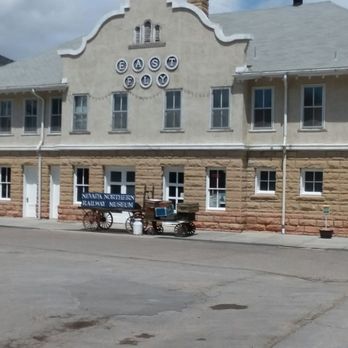 Nevada Northern Railway Museum - Front of the museum. - Museums Near Me - Ely, Nevada