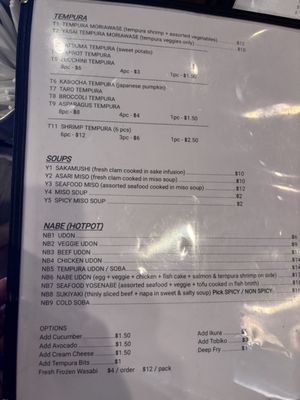 Menu photo 2 Torarenbou Sushi Bistro Dublin, CA