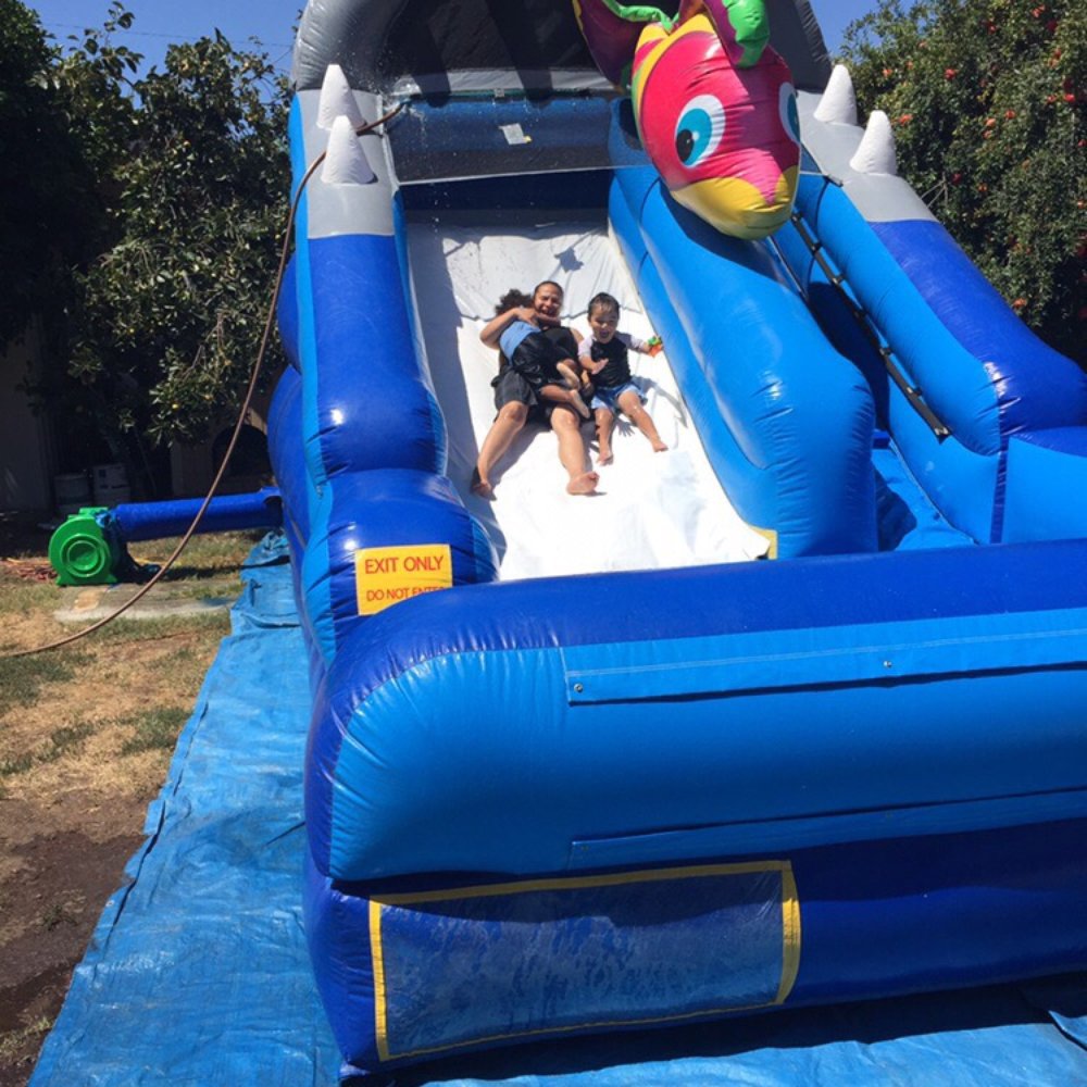 Jump With Chris - I love the Waterslide he brought to the house. Thanks Chris you are the Best. - Bounce House Rentals Near Me